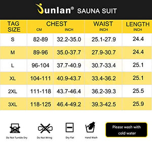 Junlan Sauna Suit for Women Sweat Sauna Pants Weight Loss Jacket Gym Workout Vest Sweat Suits for Women (Black Jacket, XX-Large)