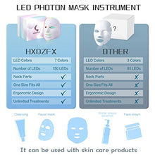 Load image into Gallery viewer, LED Light Therapy Mask - 7 Color LED Face Mask Light Therapy Facial Treatment - Blue &amp; Red Light Therapy Mask for Acne Fine Lines Wrinkles &amp; Rosacea
