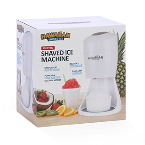 Hawaiian Shaved Ice S900A Shaved Ice and Snow Cone Machine with 3 Flavor Syrup Pack and Accessories