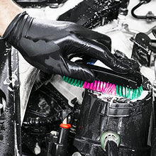 Load image into Gallery viewer, Wostar Nitrile Black Gloves Large 100pcs 4mil Nitrile Black Disposable Gloves Powder Latex Free Black Nitrile Gloves
