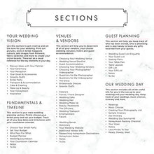 Load image into Gallery viewer, Wedding Planner Marble Gold - Undated Bridal Planning Diary Organizer - Hard Cover, Pockets &amp; Online Support
