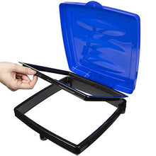 Load image into Gallery viewer, Wakeman Portable Trash Bag Holder- Collapsible Trashcan for Garbage and Indoor/Outdoor Use Outdoors -Ideal for Camping Recycling and More (Blue)
