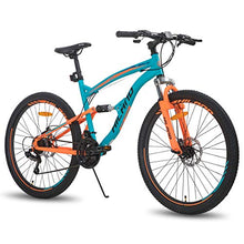 Load image into Gallery viewer, Hiland Full-Suspension Mountain Bike, Shimano 21 Speed, 26 Inch Wheel, for Men Women Bicycle Blue
