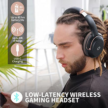 Load image into Gallery viewer, Wireless Active Noise Canceling Headphones with Mic,SUPSOO Wireless ANC Over Ear Bluetooth Headset, 80H Playtime, Deep Bass,Studio Stereo Sound,for Travel Home Office-Black Brown

