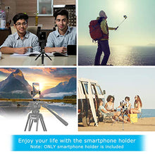Load image into Gallery viewer, 2PCS Cell Phone Tripod Mount Adapter – Universal Smartphone Tripod Mount Holder with Adjustable Clamp, Rotatable Bracket, Compatible with iPhone, Samsung, All Phones, Selfie Stick, Camcorder, Monopod
