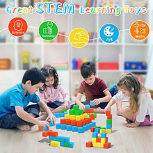 Load image into Gallery viewer, Magnetic Blocks, 28 Pieces 1.34 inch Large Magnetic Building Blocks, 3D Magnetic Cubes for Kids, Preschool Educational Construction Kit, Sensory Montessori Toys Kids Blocks for Boys Girls Toddlers
