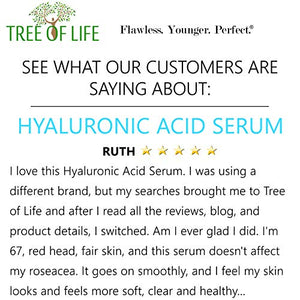 Hyaluronic Acid Serum for Face - DOUBLE SIZE (2oz) Hyaluronic Acid Moisturizer for Skin