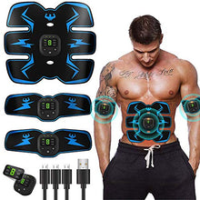 Load image into Gallery viewer, Abs Stimulator Abdominal Muscle,EMS ABS Trainer Body Toning Fitness, USB Rechargeable Toning Belt ABS Fit Weight Muscle Toner Workout Machine for Men &amp; Women
