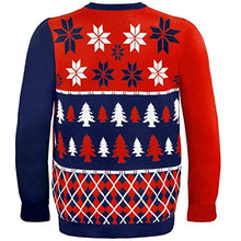Load image into Gallery viewer, NFL New England Patriots BUSY BLOCK Ugly Sweater, X-Large
