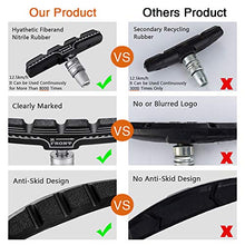 Load image into Gallery viewer, Hyacinth 4PCS Premium Bike Brake Pads, Professional Mountain and Road Bicycle V-Brake Pads, Bike Brake blocks Kit, for Free Hex Wrench.
