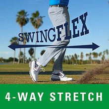 Load image into Gallery viewer, IZOD Men's Golf Swing Flex Stretch Flat Front Pant, black, 33W X 30L
