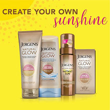 Load image into Gallery viewer, Jergens Natural Glow +FIRMING Self Tanner, Sunless Tanning Lotion for Fair to Medium Skin Tone, Anti Cellulite Firming Body Lotion for Natural-Looking Tan, 7.5 Ounce
