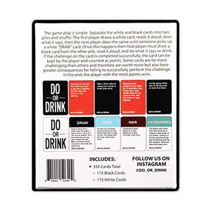 Do or Drink - Party Card Game - for College, Camping, 21st Birthday, Parties - Funny for Men & Women