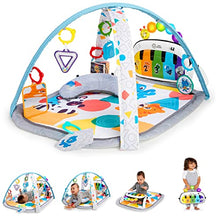 Load image into Gallery viewer, Baby Einstein 4-in-1 Kickin&#39; Tunes Music and Language Play Gym and Piano Tummy Time Activity Mat
