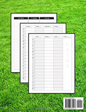 Load image into Gallery viewer, LAWN MOWING BUSINESS APPOINTMENT BOOK: Undated Daily Planner for Gardeners, Landscapers, or Lawn Mowing Services | Lawn Care Service Book | 15 minute interval, 52 weeks (1 year), 6 am to 10 pm
