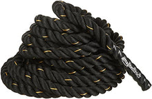 Load image into Gallery viewer, AmazonBasics 1.5 Inch Heavy Exercise Training Workout Battle Rope - 3441.51.5 inch, Black
