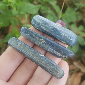 ( Sublime Gifts ) Blue Kyanite Stick Natural Healing Crystal Gemstones Collectible , Display or Wrapping Stone ( Blue Kyanite )