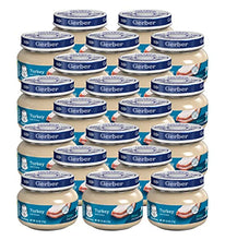 Load image into Gallery viewer, Gerber 2nd Foods Baby Food Gravy Jars, Turkey &amp; Gravy, Non-GMO Pureed Baby Food, No Artificial Flavors or Colors, 2.5-Ounce Glass Jars (Pack of 20 Jars)
