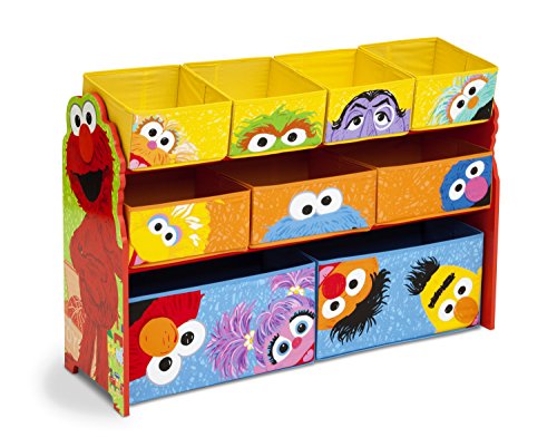 Delta Children Deluxe Multi Bin Organizer, Sesame Street