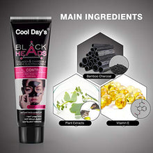 Load image into Gallery viewer, TDYJWELL Black Mask, Blackhead Remover Mask, Charcoal Peel Off Mask, Charcoal Mask, Charcoal Face Mask for All Skin Types with Brush - 60 Gram Pack
