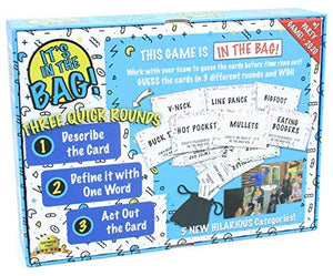 It’s in The Bag! – Party Game Will Have You Laughing Hysterically – Like Charades on Steroids for Family and Adults – Easy to Learn Team Game for Groups (Party Edition)