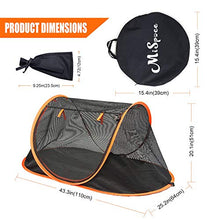 Load image into Gallery viewer, porayhut Mispace Portable Indoor/Outdoor Pet Cage/Pet Tent-Pop Up Cat Crate,Foldable Kennel,Comfy Puppy House-Washable Fabric Cover, with Portable Carry Bag &amp; Two Stakes
