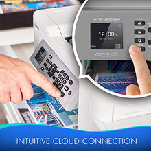 Load image into Gallery viewer, Brother MFC-J805DW INKvestmentTank Color Inkjet All-in-One Printer with Mobile Device and Duplex Printing with Up To 1-Year of Ink In-box, White, one size, Amazon Dash Replenishment Ready
