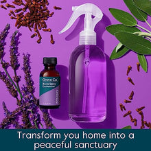 Load image into Gallery viewer, Grove Co. Liquid Air Freshener Refills (2 x 1oz) + Room Spray Glass Bottle, SANCTUARY Room Fragrance - 100% Natural Lavender, Blue Sage &amp; Clove Fragrance
