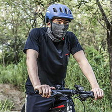 Load image into Gallery viewer, CHILEAF Adult Mountain Bike Helmet with Sports Face Scarf, Bicycle Helmet Specialized for Men Women, Cycling Helmet CE Certified Adjustable Lightweight Helmet for BMX Skateboard MTB Road Bike (Blue)
