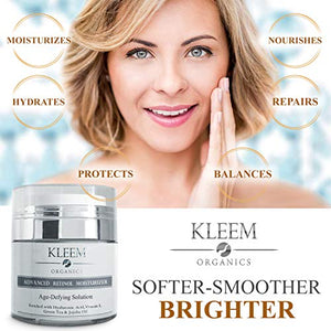 Anti-Wrinkle Night Cream with 2.5% Retinol and Hyaluronic Acid - Anti Aging Retinol Moisturizer Cream for Men & Women to Reduce Wrinkles & Dark Spots