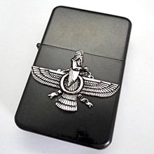 Load image into Gallery viewer, Farvahar Cigarette Lighter Persian Gift Persia Pahlavi Art Faravahar Parsi Farsi

