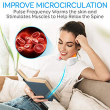 Load image into Gallery viewer, Smart Neck Massager with Heat - Cordless Rechargeable Trigger Point Deep Tissue Portable Neck Massager w/ Heat Vibration Shiatsu Acupressure Therapy, for Men &amp; Women - SereneLife SLNKMSG120

