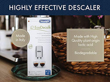 Load image into Gallery viewer, De&#39;Longhi EcoDecalk Descaler, Eco-Friendly Universal Descaling Solution for Coffee &amp; Espresso Machines, 16.90 oz (5 uses)
