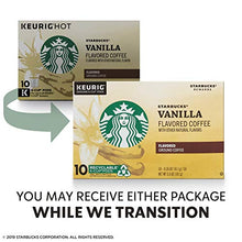 Load image into Gallery viewer, Starbucks Flavored K-Cup Coffee Pods — Vanilla for Keurig Brewers — 1 box (10 pods)
