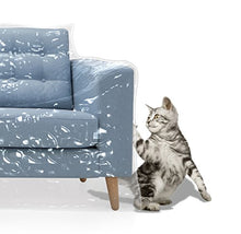 Load image into Gallery viewer, Plastic Couch Cover Pets | Cat Scratching Protector Clawing Deterrent | Heavy Duty Water Resistant Thick Clear Vinyl | Sofa Slipover Moving Long Term Storage
