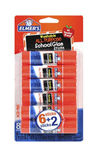 Load image into Gallery viewer, Elmer&#39;s All Purpose School Glue Sticks, Washable, 6g, 8 Count (E5004), White
