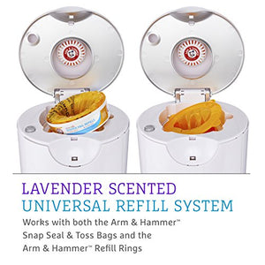 Munchkin Diaper Pail Baby Registry Starter Set, Powered by Arm & Hammer, Includes 1 Month Refill Supply and Baking Soda Puck