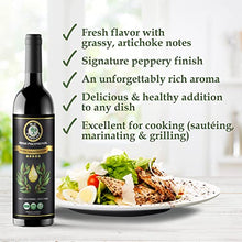 Load image into Gallery viewer, M.G. PAPPAS High Polyphenol Rich Olive Oil - Extra Virgin Olive Oil Polyphenol Lab Report 644mg/kg - Cold Pressed &amp; Unfiltered - High Hydroxytyrosol Greek Olive Oil - Award Winning - 12.7 Oz 375ml
