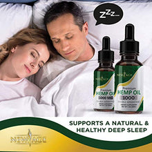 Load image into Gallery viewer, Hemp Oil Extract - 2 Pack - New Age 1000 - Grown &amp; Made in USA - Natural Hemp Drops - Helps with Sleep, Skin &amp; Hair (Mint 1000mg)
