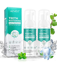 Load image into Gallery viewer, 2Pcs Toothpaste Cleansing Foam, 60ml Baking Soda Toothpaste, Intensive Stain Removal Toothpaste, Travel Friendly, Easy to Use, Oral Care-Toothpaste Replacement, Ultra-fine Mousse Foam(2PCs)
