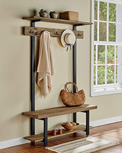 Load image into Gallery viewer, Sonoma Entryway Hall Tree with Bench, Shelves &amp; Coat Hooks
