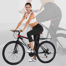 Load image into Gallery viewer, BALEAF Women's 4D Padded Bike Pants Cycling Capris Bicycle Biking Shorts 3/4 Tights Leggings Pocket UPF50+, Black XL
