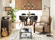 Load image into Gallery viewer, Calyx Industrial Downbridge Floor Lamp Bronze Cognac Glass Dimmable Antique LED Edison Bulb for Living Room Reading Office - Franklin Iron Works
