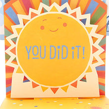 Load image into Gallery viewer, Hallmark Pop Up Graduation Card with Song (Smiling Sun, Plays Happy by Pharrell Williams )
