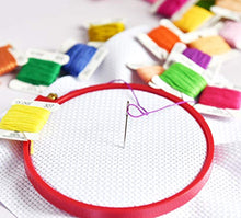 Load image into Gallery viewer, 188 Embroidery Floss Set Including Cross Stitch Threads Friendship Bracelet String with 2-Tier Transparent Box, Floss Bobbins and Cross Stitch Kits
