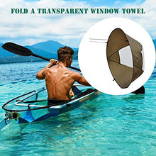 Load image into Gallery viewer, Kayak Wind Sail, 46 Inches Kayak Wind Sail Folding Kayak Paddle Board Accessories, Easy Setup and Install Quickly, Suitable for Canoes, Inflatables, Boats, Yachts

