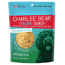 Load image into Gallery viewer, Charlee Bear Original Dog Treats, Cheese and Egg, 16 oz

