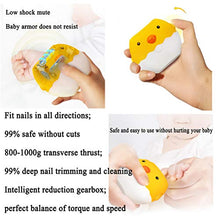 Load image into Gallery viewer, Baby Nail Clipper Trimmer for Finger and Toes 100% Safe Electric File Nail Cutter for Newborn Infant Toddler Kids Anti-Trap Meat &amp; Anti-Scratch Design | Cartoon Yellow Chickens
