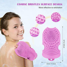 Load image into Gallery viewer, Skin Care Shower Bundle of Silicone Body Scrubber and Silicone Face Scrubber
