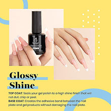 Load image into Gallery viewer, Beetles Gel Polish Nail Art Gel Liner Kit with 15ml Gel Base and Top Coat-6 Popular Black White Red Colors Gel Art Paint For Nails Thin Nail Art Brushes Gel Pens Soak OffGold Silver Glitters
